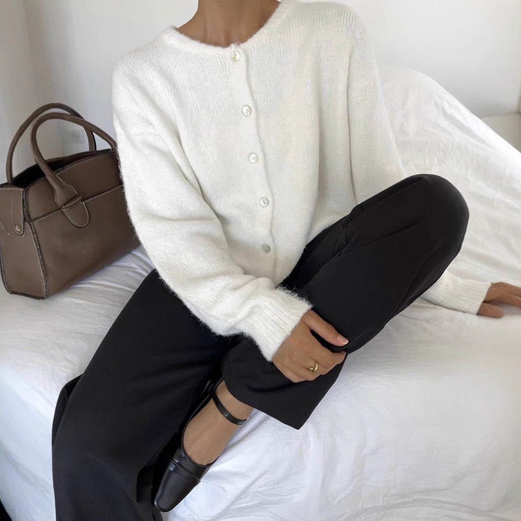 Damen Cardigan mit Knöpfen – Lässiger Schnitt und zeitlose Farben - 11 - Trendlinie