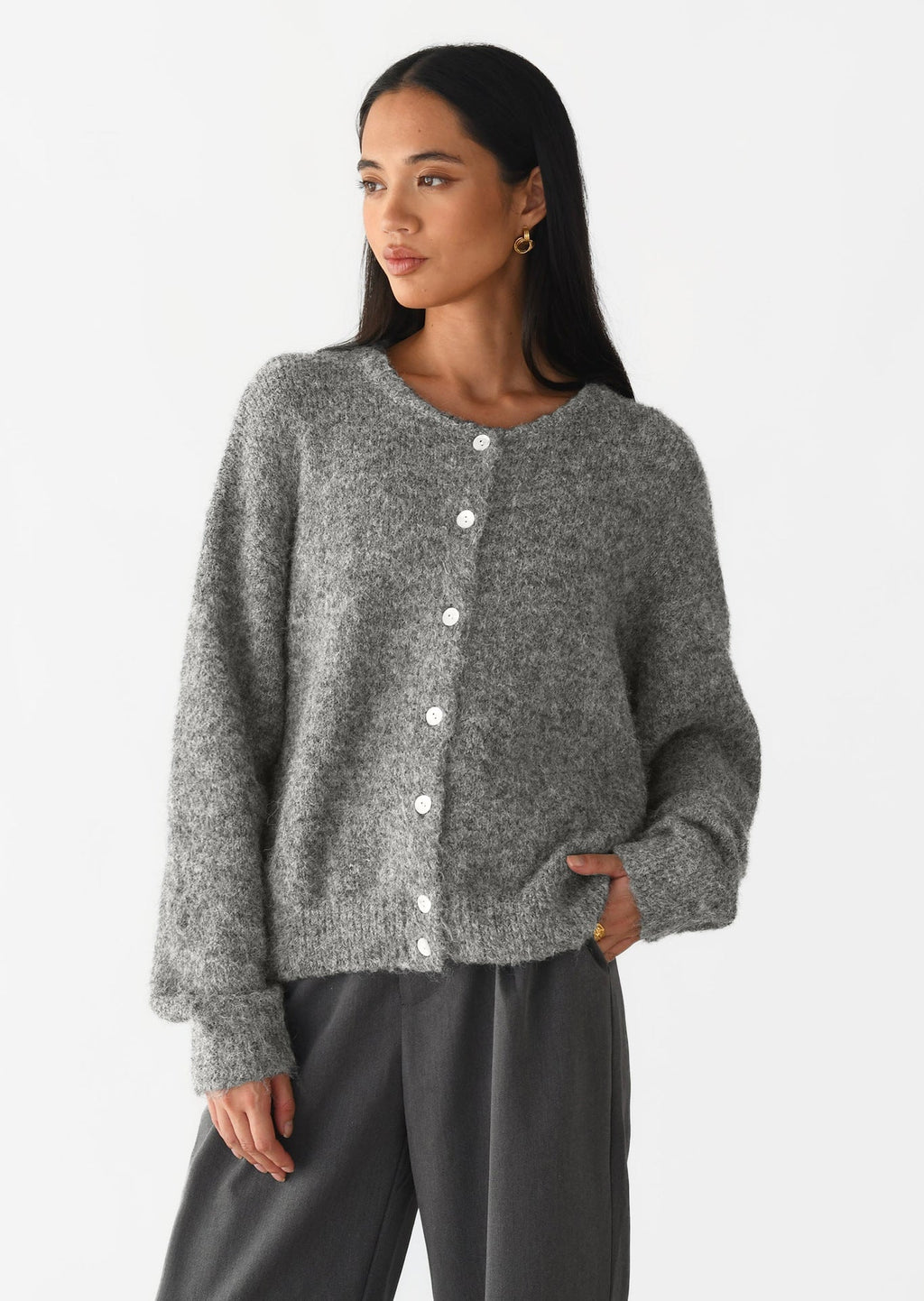 Damen Cardigan mit Knöpfen – Lässiger Schnitt und zeitlose Farben - 12 - Trendlinie