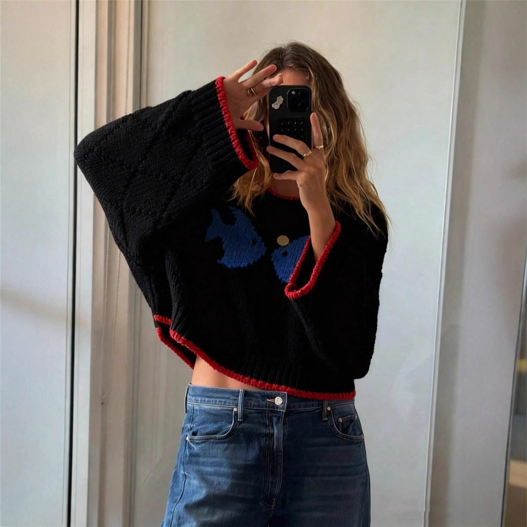 Damen Pullover mit lässigem Schnitt und off-shoulder Design - 4 - Trendlinie