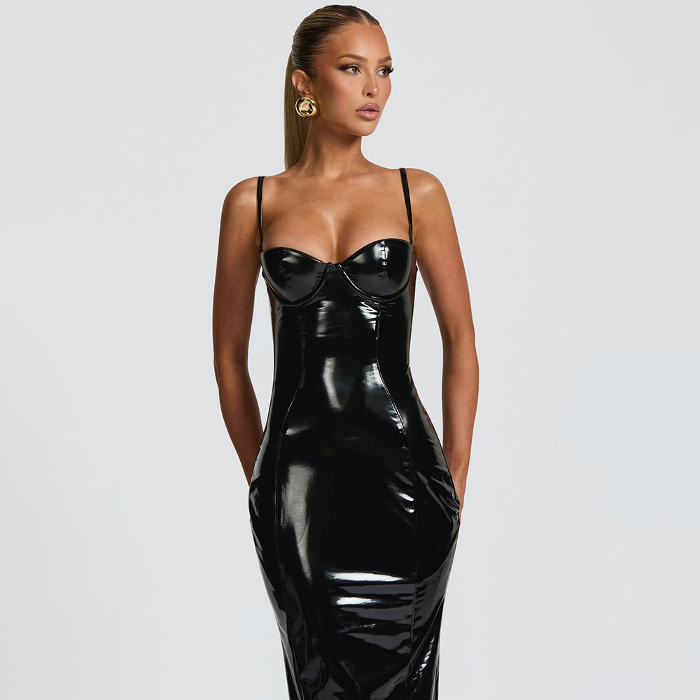 Abendkleid Damen mit herzförmigem Ausschnitt und figurbetonter Silhouette - 9 - Trendlinie