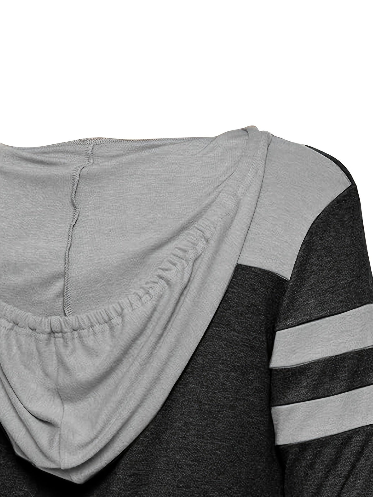 Damen Hoodie mit praktischen Daumenlöchern und sportlichen Streifen - 4 - Trendlinie