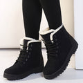 Damen Stiefeletten mit gefüttertem Innenleben und stylischer Schnürung - 1 - Trendlinie