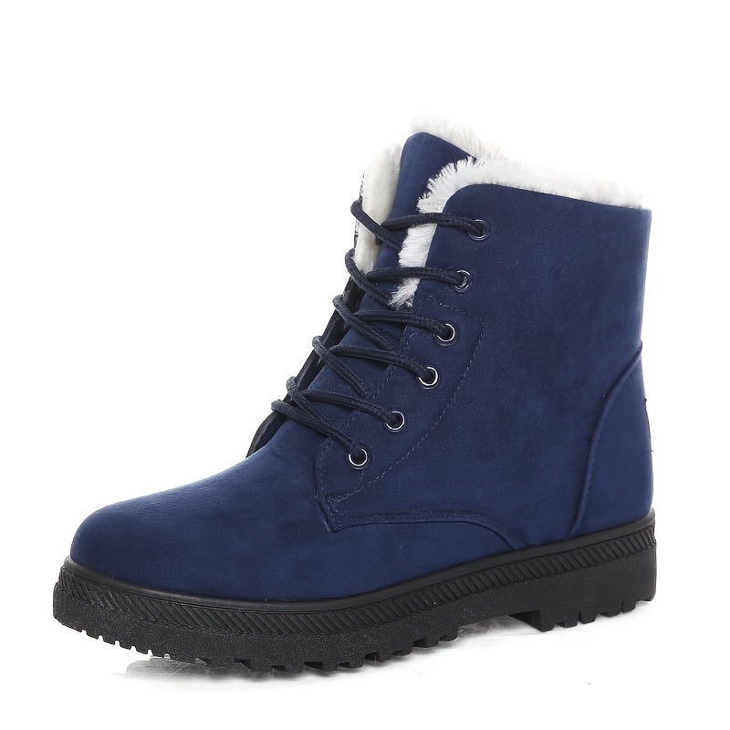 Damen Stiefeletten mit gefüttertem Innenleben und stylischer Schnürung - 6 - Trendlinie