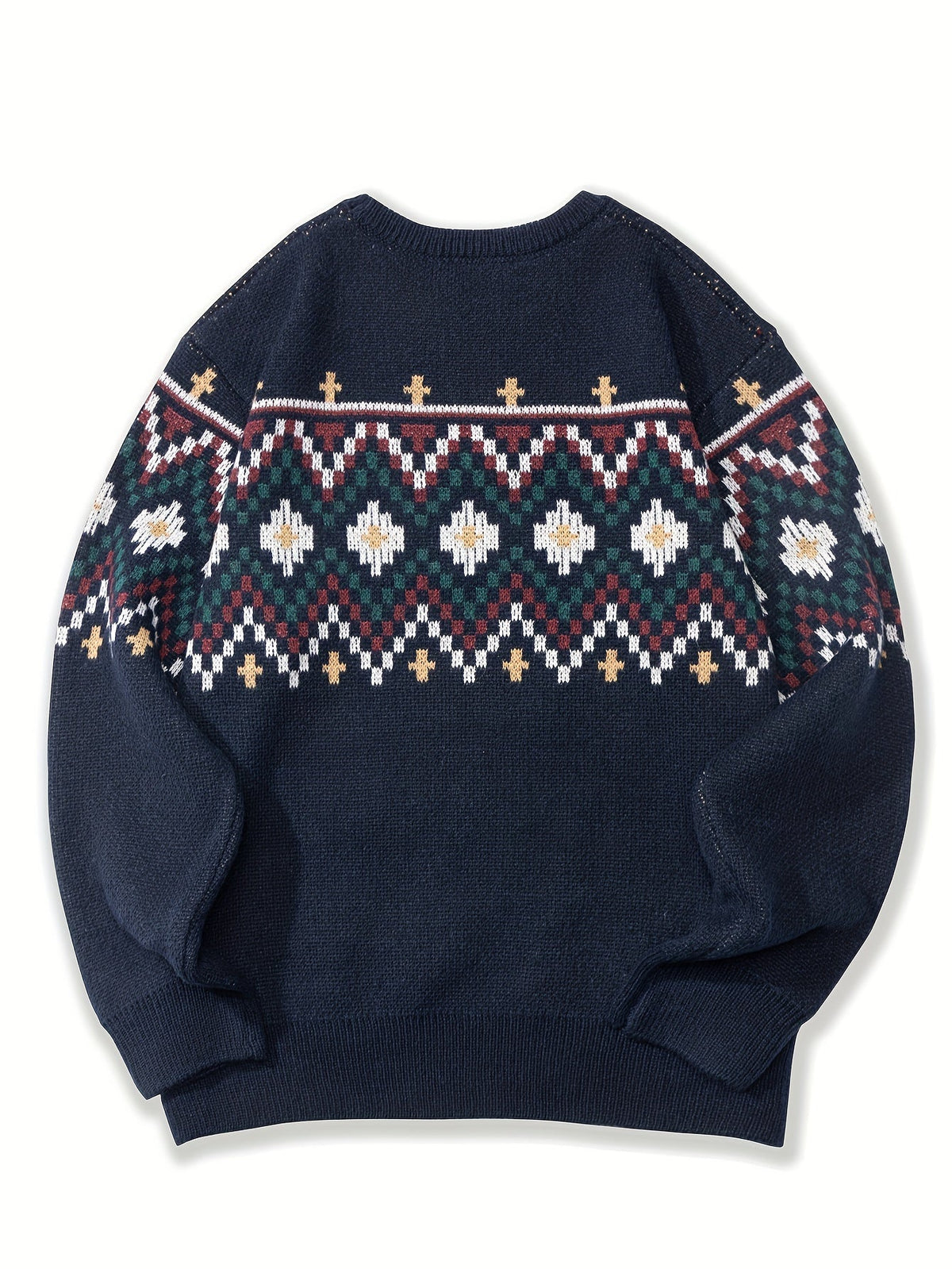 Damenpullover mit zeitlosem Muster und lässigem Schnitt - 3 - Trendlinie