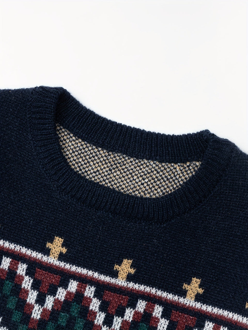 Damenpullover mit zeitlosem Muster und lässigem Schnitt - 4 - Trendlinie