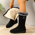 Damenstiefel mit Kuschelfellkragen und praktischem Reißverschluss - 1 - Trendlinie