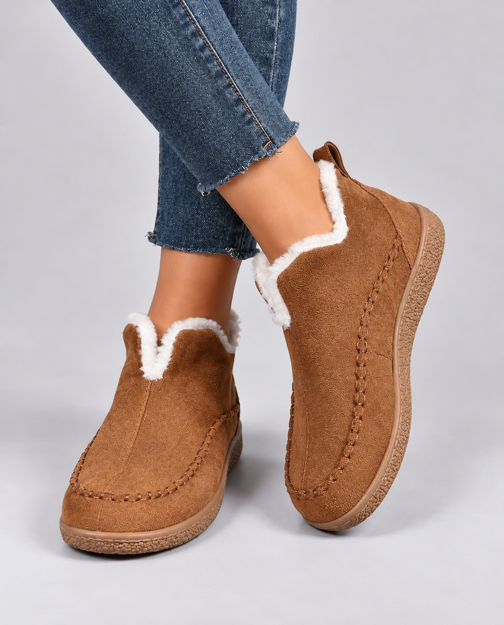 Damen Freizeit Schuhe mit Komfortfutter für kalte Tage - 2 - Trendlinie