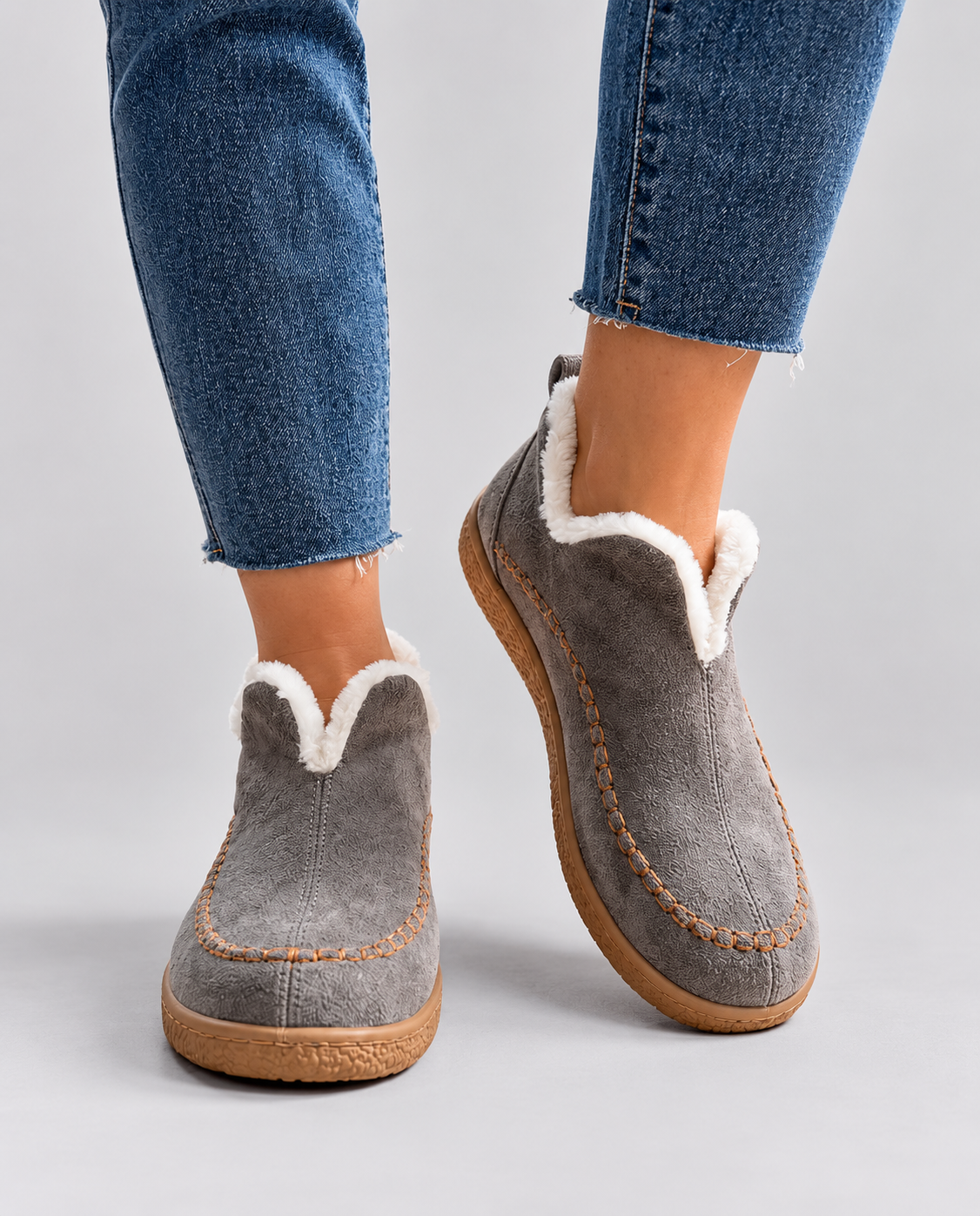Damen Freizeit Schuhe mit Komfortfutter für kalte Tage - 3 - Trendlinie