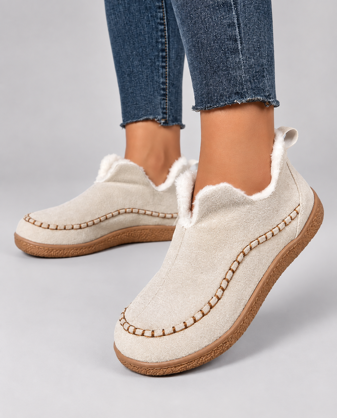Damen Freizeit Schuhe mit Komfortfutter für kalte Tage - 5 - Trendlinie