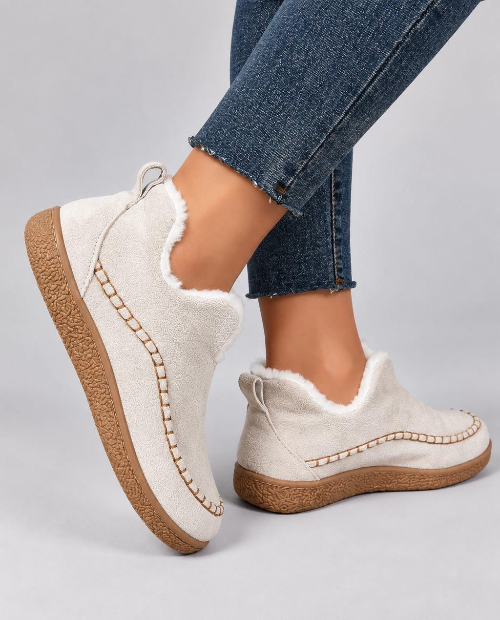 Damen Freizeit Schuhe mit Komfortfutter für kalte Tage - 6 - Trendlinie