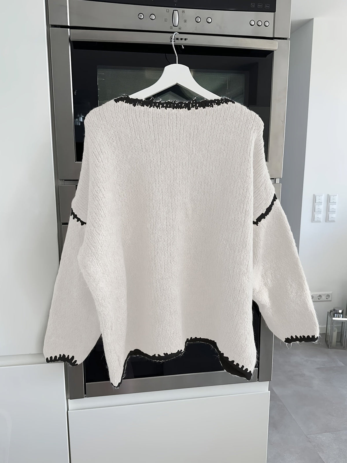 Damen Pullover mit weitem Schnitt und U-Boot-Ausschnitt - 7 - Trendlinie