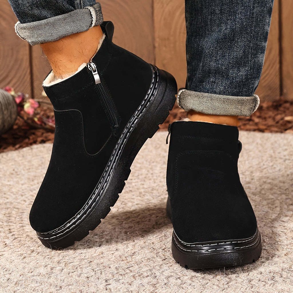 Damen Boots mit Reißverschluss und kuscheligem Innenfutter - 6 - Trendlinie