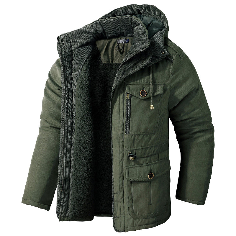 Damen Winterjacke mit Kapuze und praktischen Taschen - 3 - Trendlinie