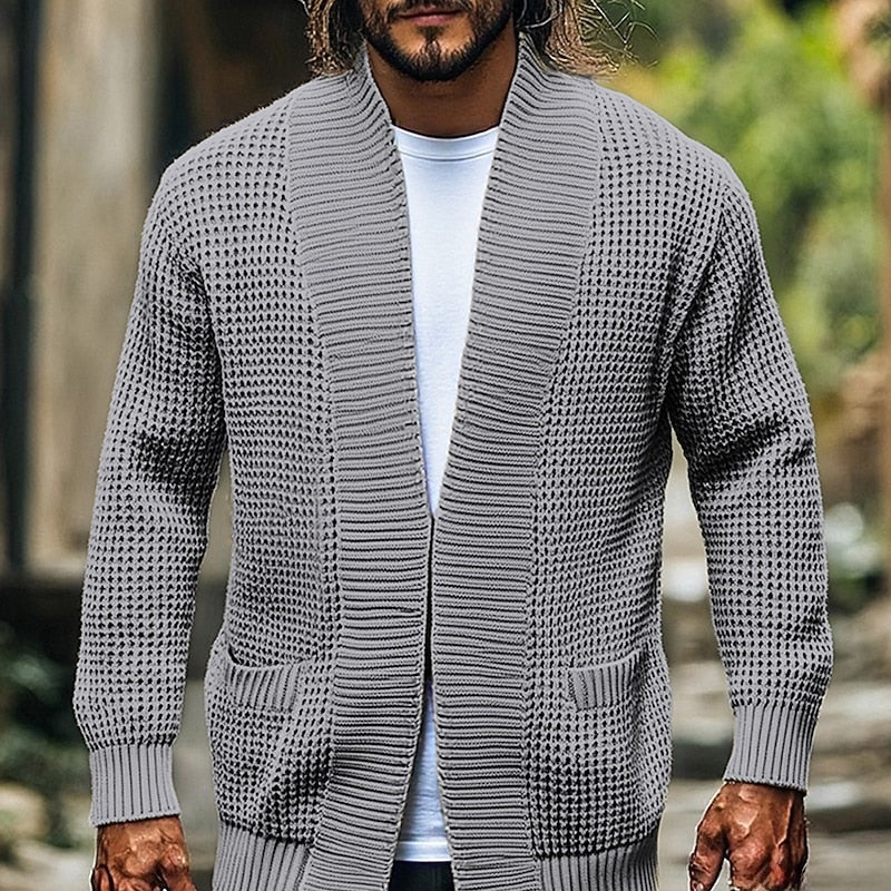 Cardigan Damen mit Offener Front und Praktischen Taschen - 2 - Trendlinie