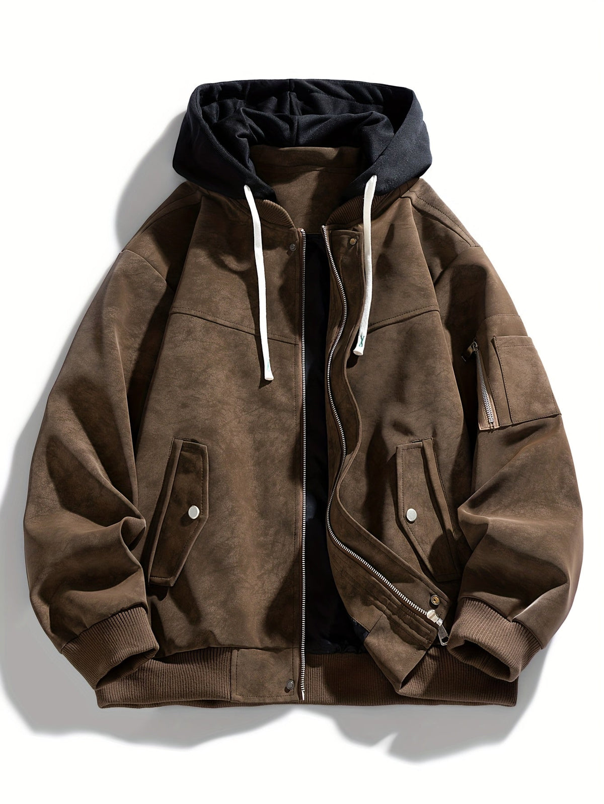 Lässige Damenjacke mit Kapuze und praktischen Taschen - 12 - Trendlinie