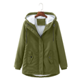 Damen Winterjacke mit Kapuze und praktischen Taschen - 1 - Trendlinie