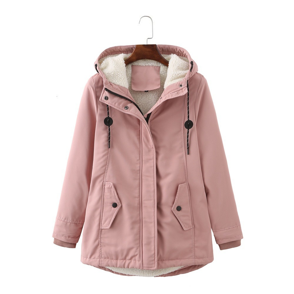 Damen Winterjacke mit Kapuze und praktischen Taschen - 2 - Trendlinie