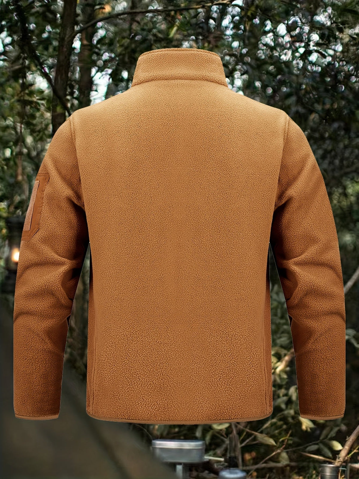 Fleecejacke Herren mit Stehkragen und praktischen Taschen - 5 - Trendlinie