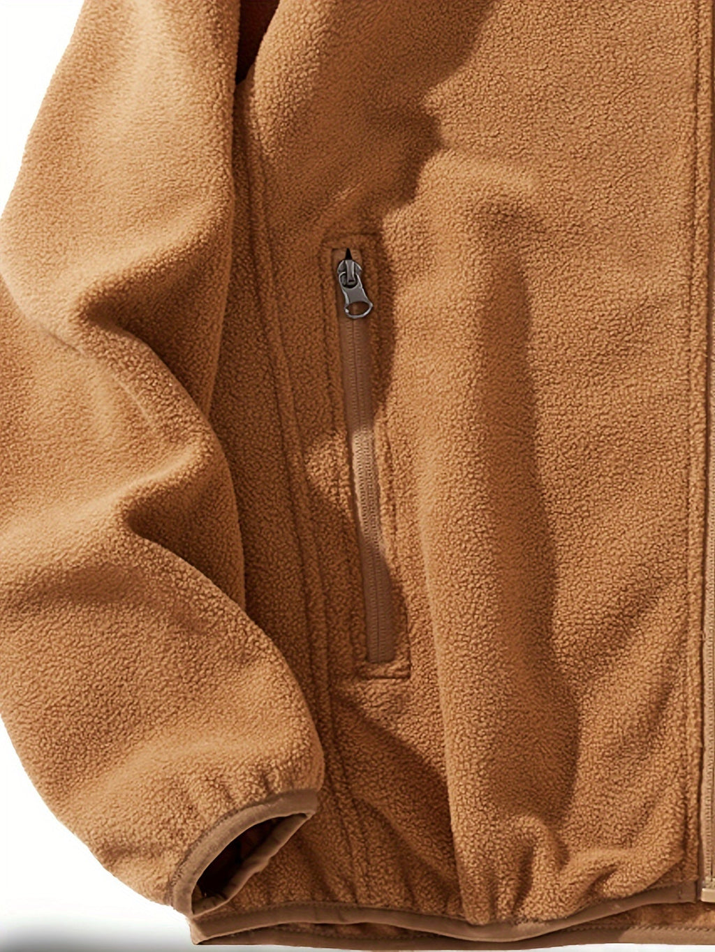 Fleecejacke Herren mit Stehkragen und praktischen Taschen - 8 - Trendlinie
