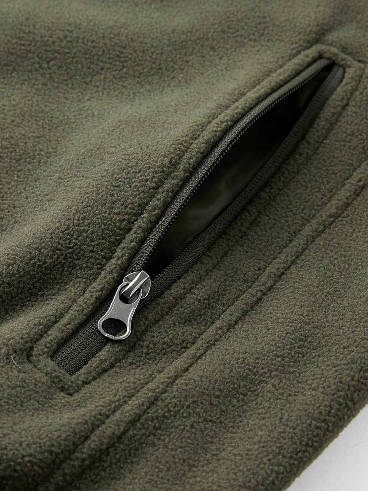 Fleecejacke Herren mit Stehkragen und praktischen Taschen - 13 - Trendlinie