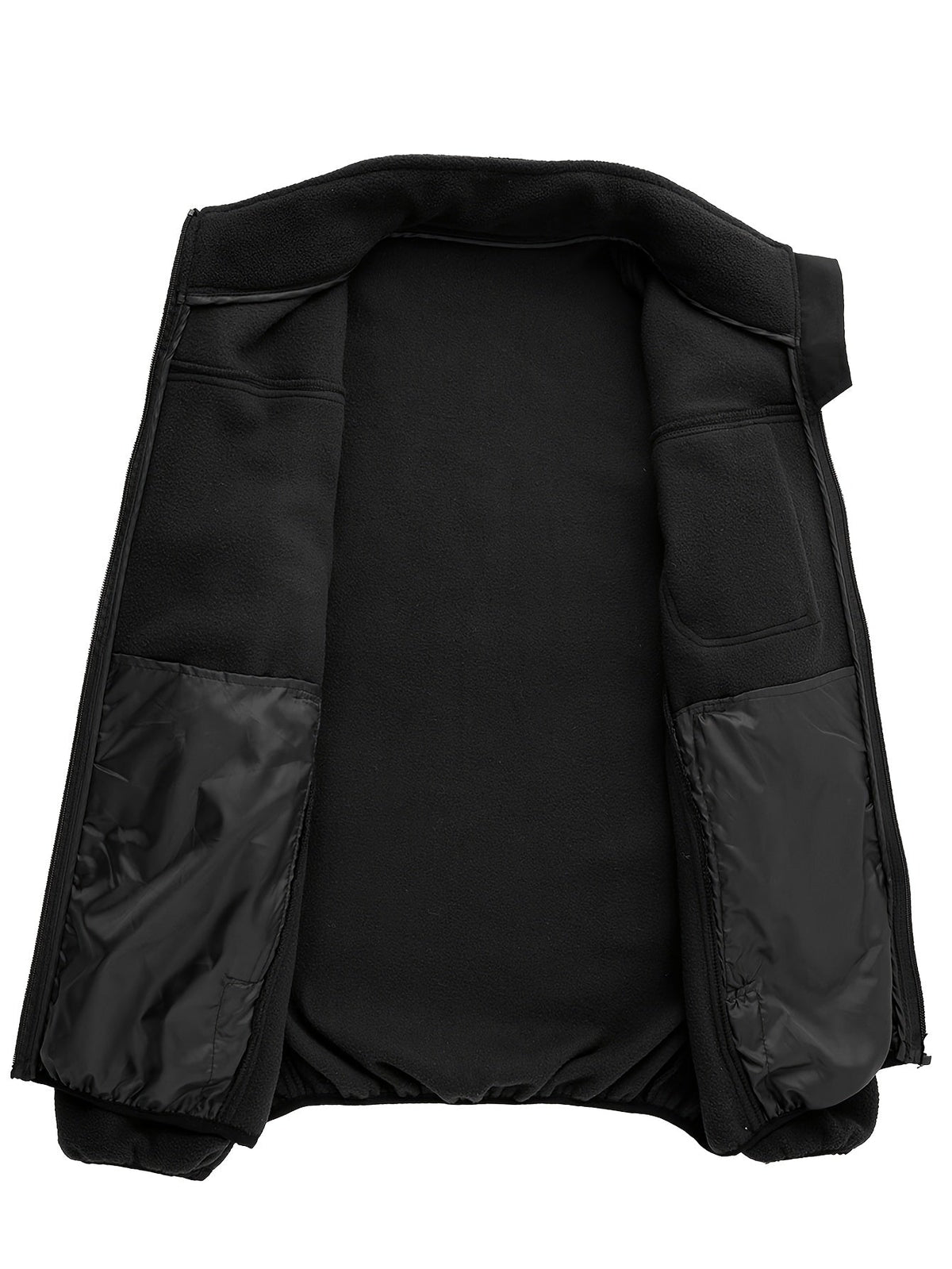 Fleecejacke Herren mit Stehkragen und praktischen Taschen - 14 - Trendlinie