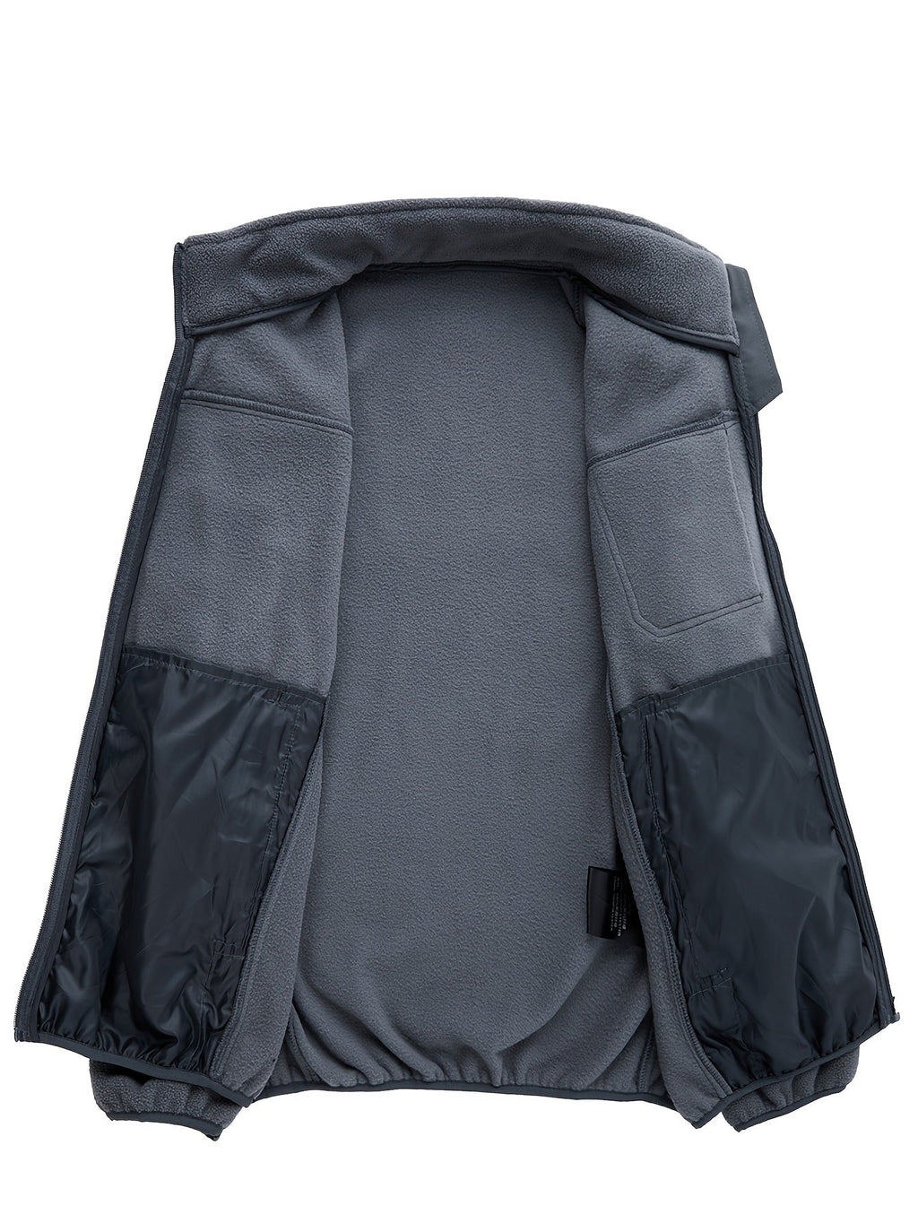 Fleecejacke Herren mit Stehkragen und praktischen Taschen - 23 - Trendlinie