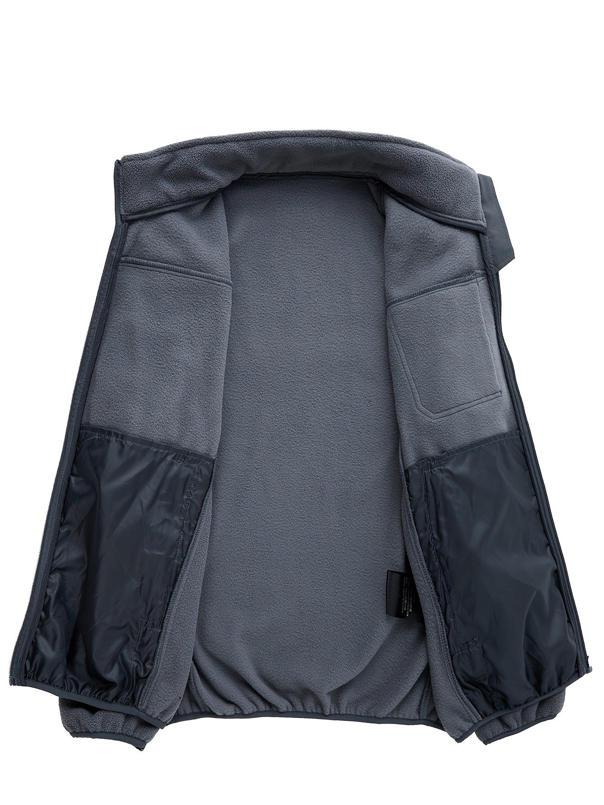 Fleecejacke Herren mit Stehkragen und praktischen Taschen - 23 - Trendlinie