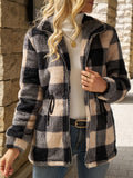 Damen Jacke im Karomuster mit tailliertem Schnitt - 1 - Trendlinie