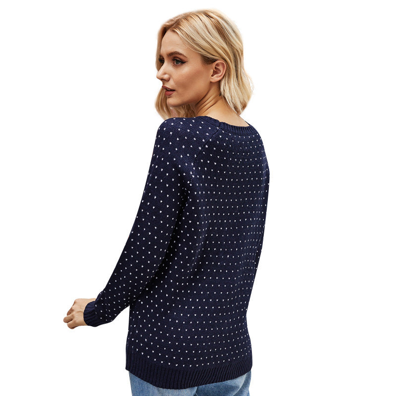 Festlicher Pullover Damen mit Schneemann-Design und Rundhalsausschnitt - 5 - Trendlinie