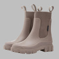 Damen Gummistiefel mit elastischen Einsätzen und rutschfester Sohle - 1 - Trendlinie