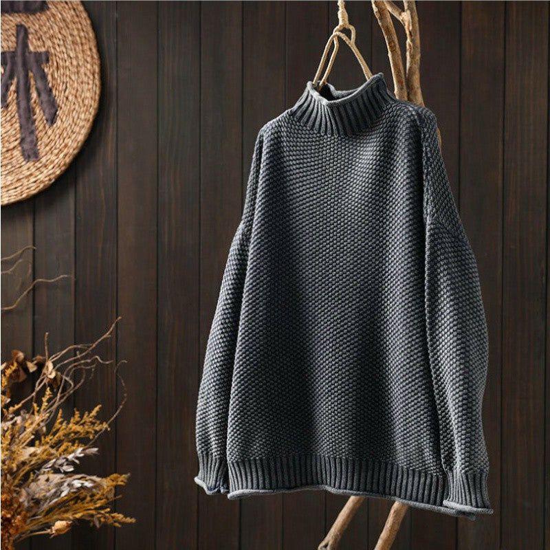 Damen Pullover mit Stehkragen und lässigem Schnitt - 7 - Trendlinie