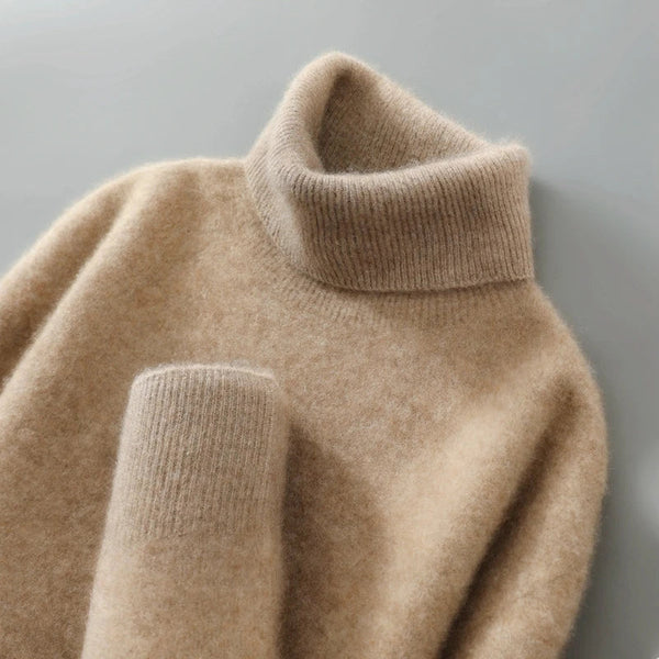 Damenpullover mit Rollkragen und lässigem Schnitt für jeden Anlass - 1 - Trendlinie