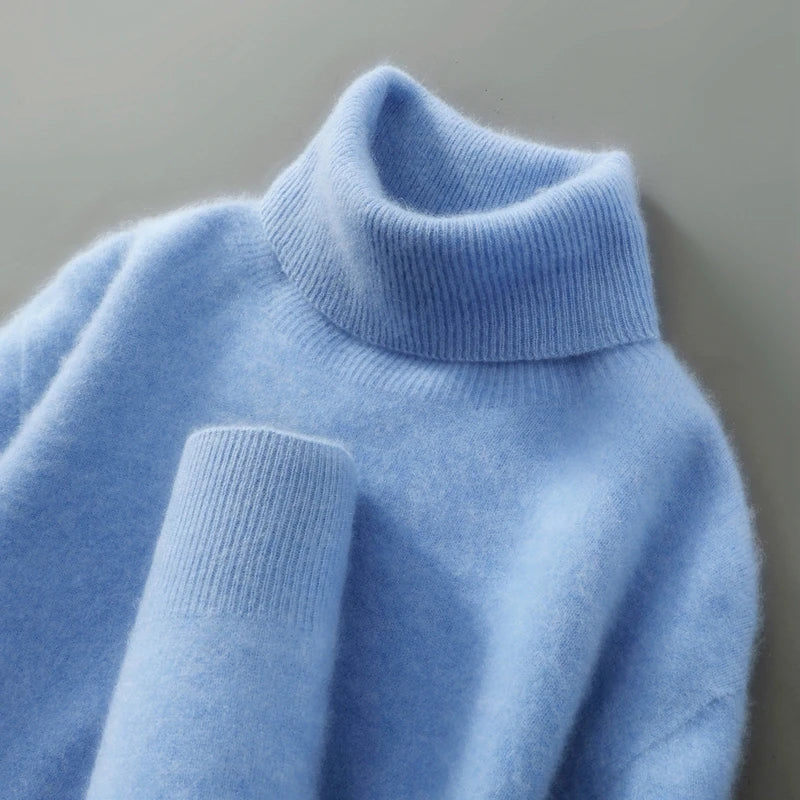 Damenpullover mit Rollkragen und lässigem Schnitt für jeden Anlass - 2 - Trendlinie