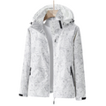 Damen Jacke mit Kapuze und floralem Muster für den Alltag - 1 - Trendlinie
