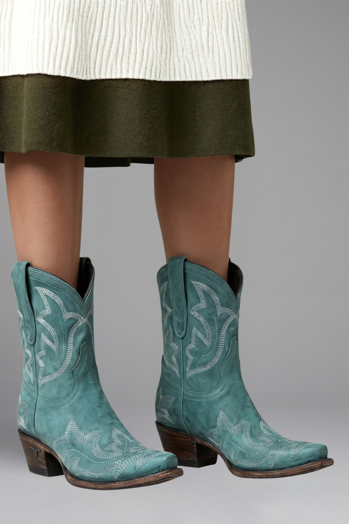Damen Boots mit auffälliger Western-Silhouette und elegantem Design - 7 - Trendlinie