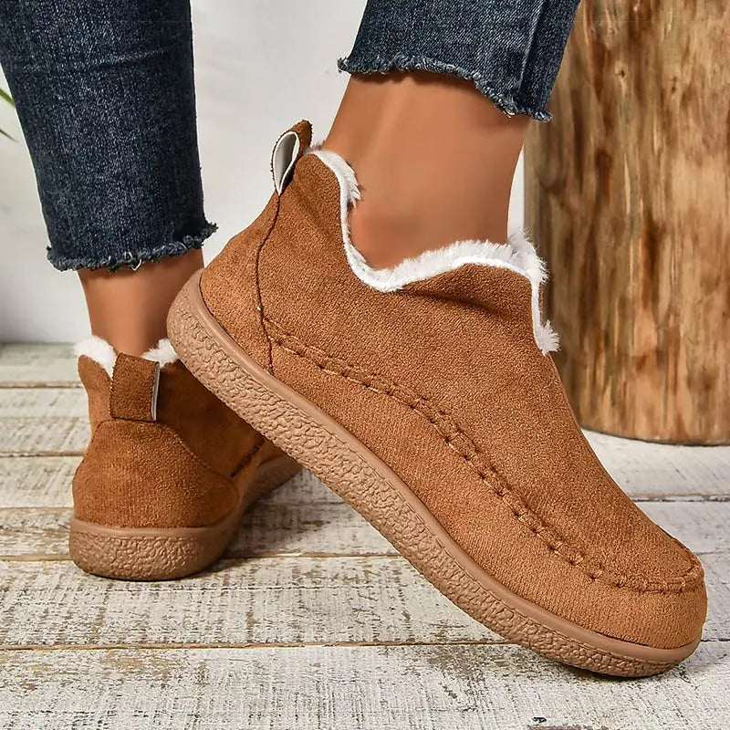 Slip-On Schuhe Damen mit weichem Innenfutter und rutschfester Sohle - 3 - Trendlinie