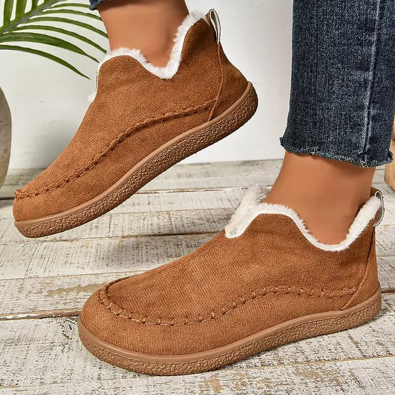Slip-On Schuhe Damen mit weichem Innenfutter und rutschfester Sohle - 4 - Trendlinie