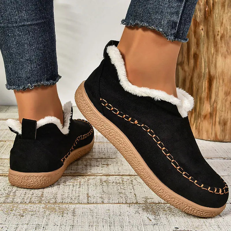 Slip-On Schuhe Damen mit weichem Innenfutter und rutschfester Sohle - 5 - Trendlinie