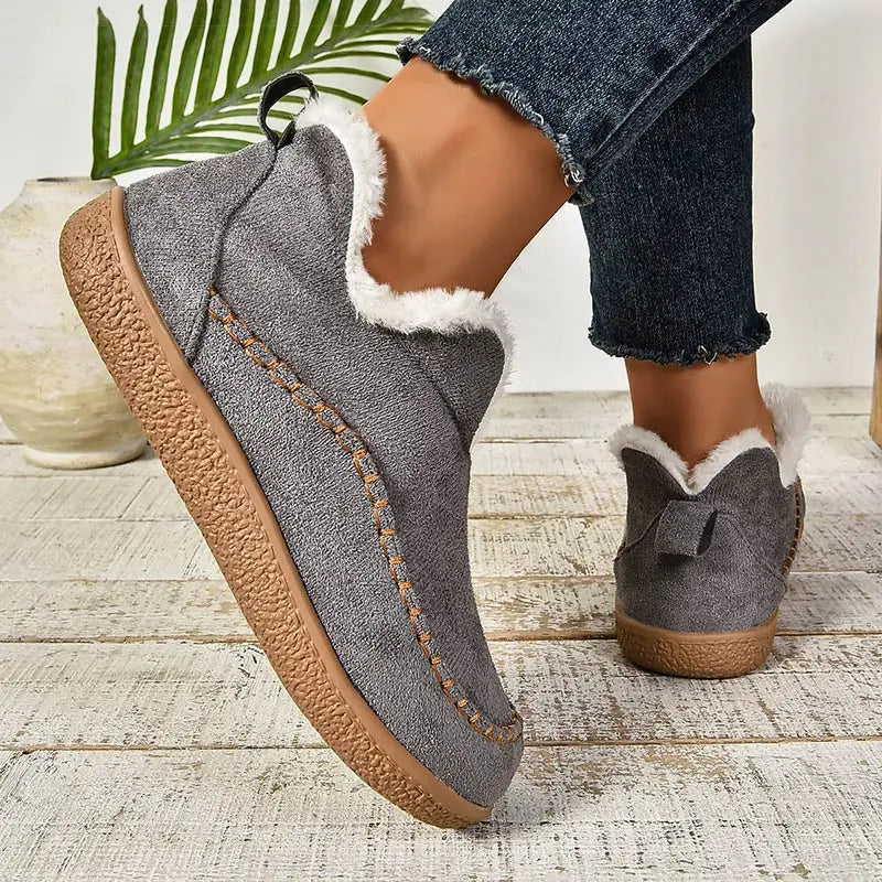 Slip-On Schuhe Damen mit weichem Innenfutter und rutschfester Sohle - 6 - Trendlinie