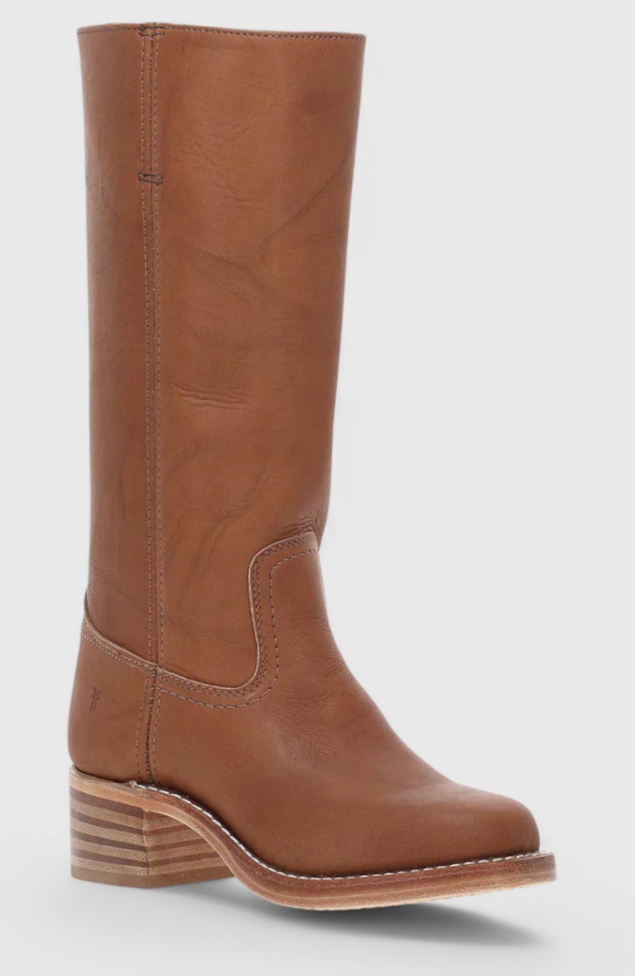 Kniehohe Damenstiefel mit Blockabsatz und taillierter Form - 10 - Trendlinie