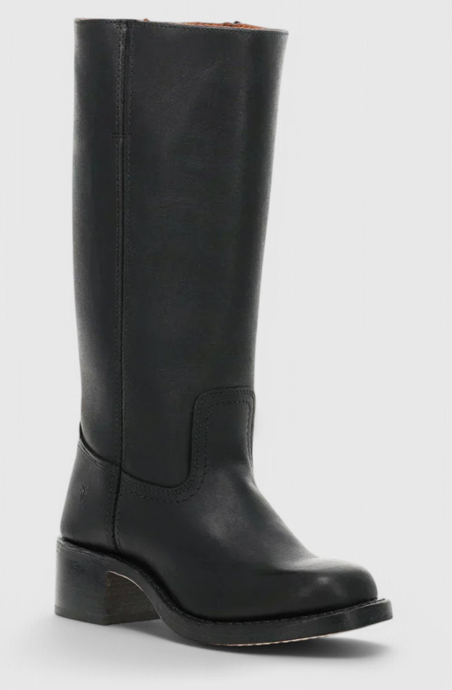 Kniehohe Damenstiefel mit Blockabsatz und taillierter Form - 12 - Trendlinie