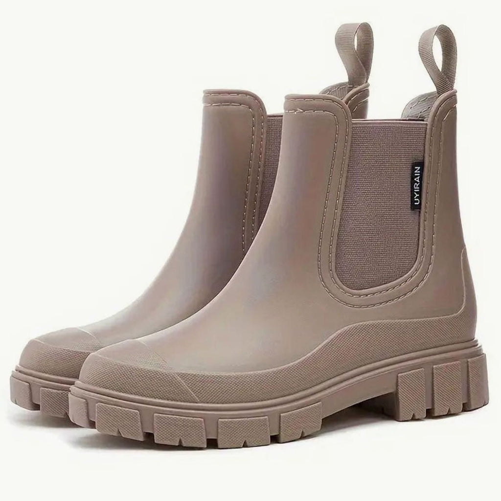 Damen Chelsea Boots mit Gummizug und robustem Profil - 1 - Trendlinie