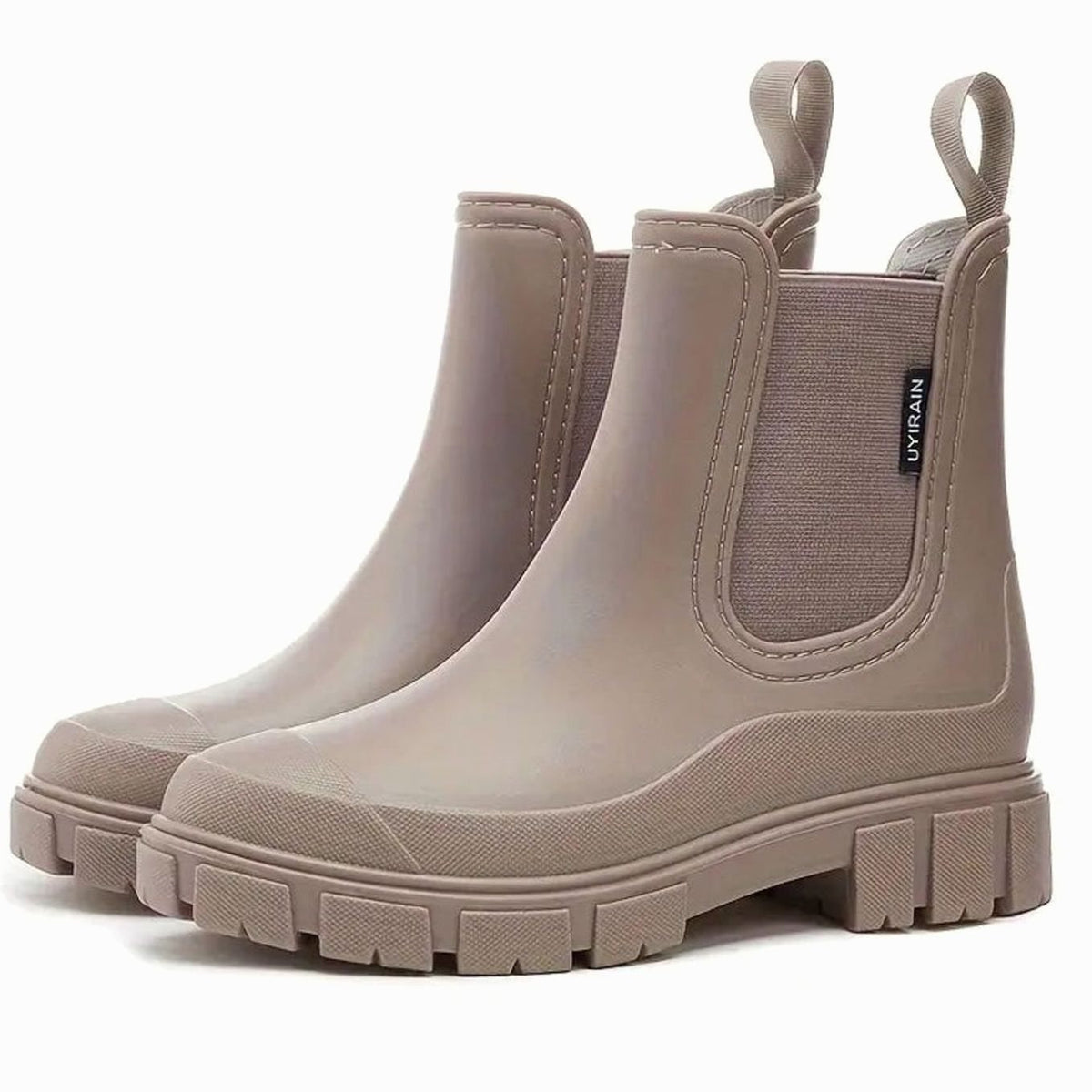 Damen Chelsea Boots mit Gummizug und robustem Profil - 2 - Trendlinie
