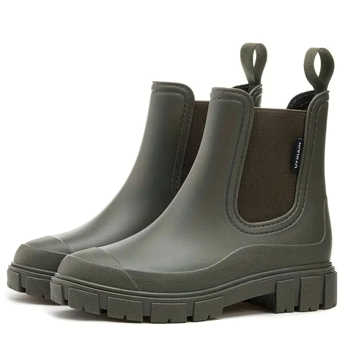 Damen Chelsea Boots mit Gummizug und robustem Profil - 5 - Trendlinie