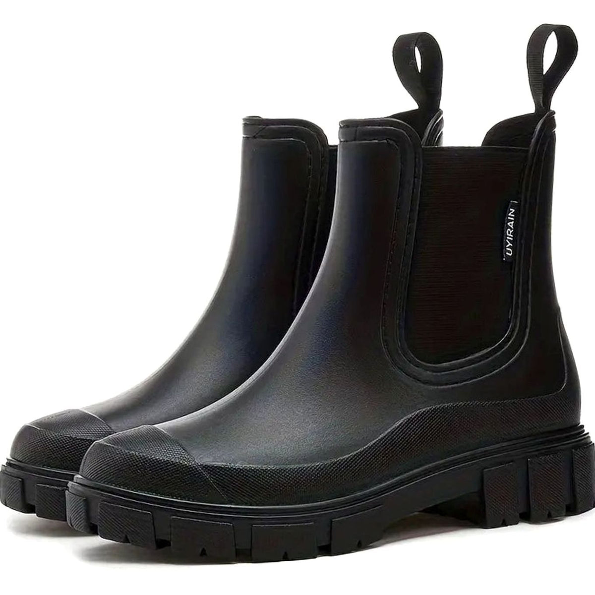 Damen Chelsea Boots mit Gummizug und robustem Profil - 6 - Trendlinie