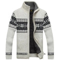 Cardigan Damen mit klassischem Norwegerdesign und hohem Kragen - 2 - Trendlinie