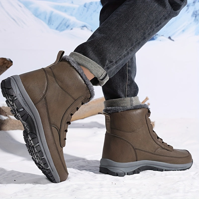 Damen Boots mit Hohem Schaft und Warmem Innenfutter - 10 - Trendlinie