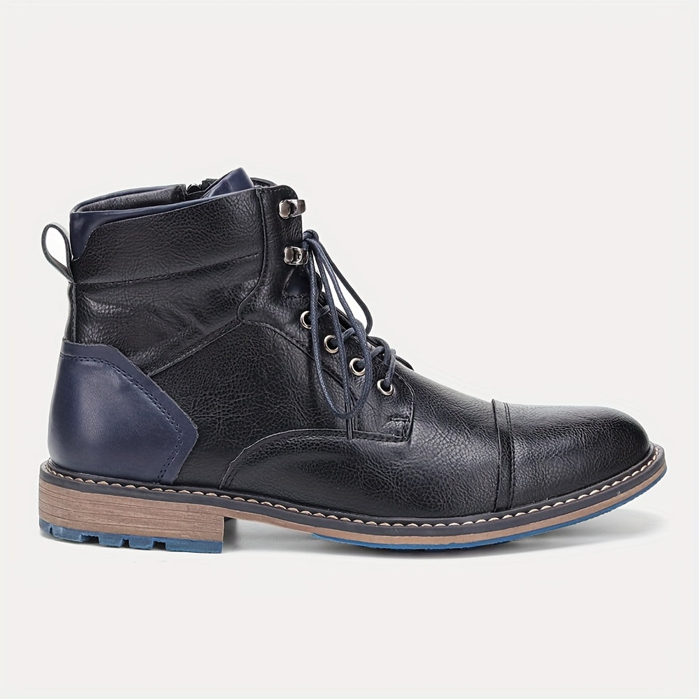 Herrenboots Braun Damen mit Schnürung und modischem Design - 2 - Trendlinie