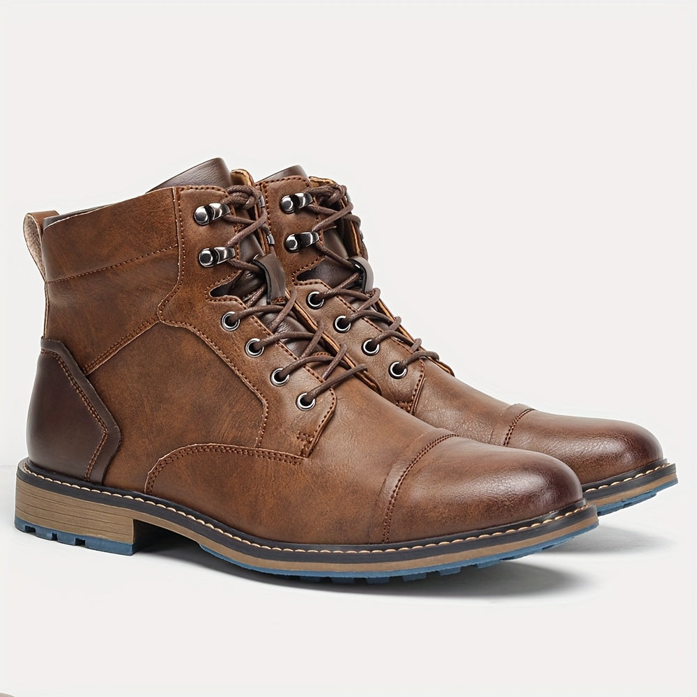 Herrenboots Braun Damen mit Schnürung und modischem Design - 6 - Trendlinie