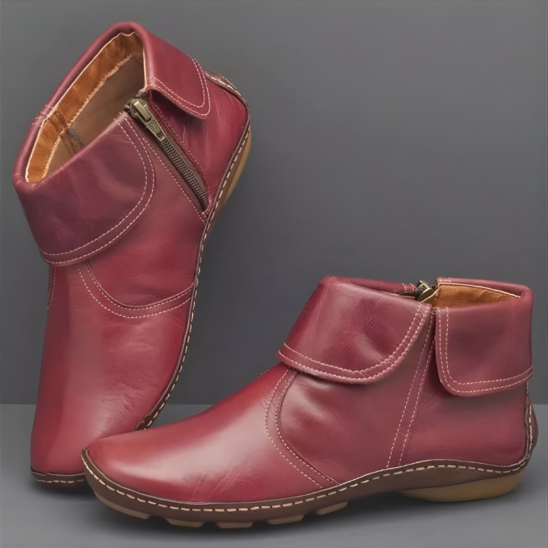 Stiefeletten Damen mit praktischem Reißverschluss und modischem Design - 1 - Trendlinie